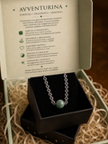Bracciale con avventurina verde