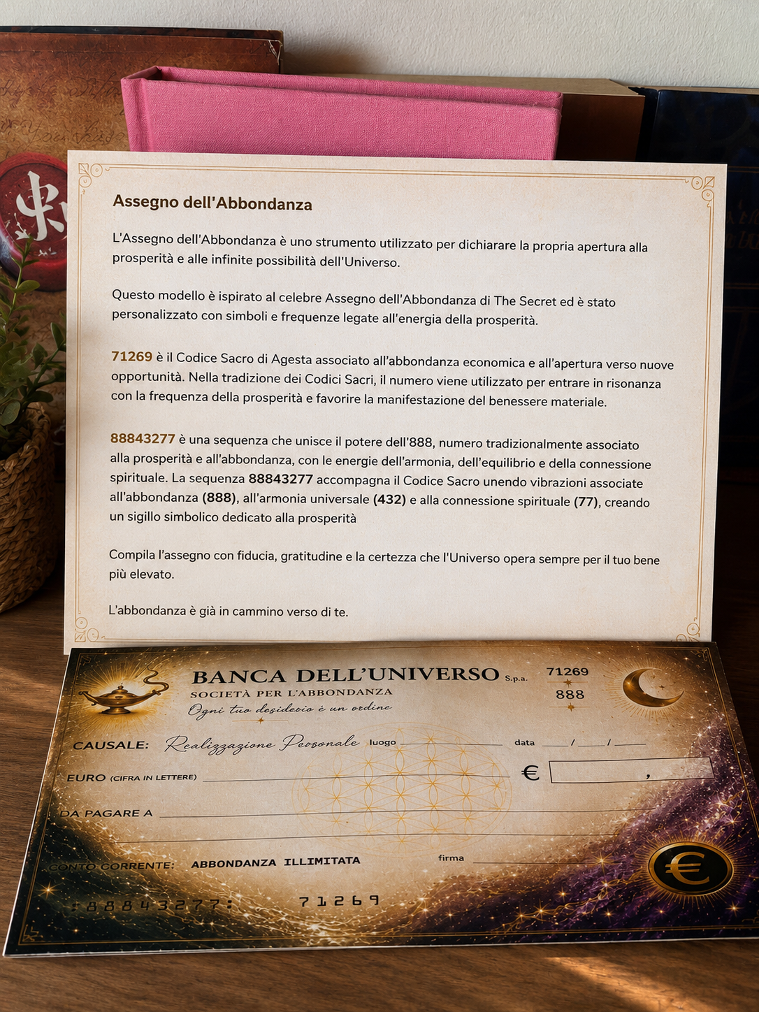 Assegno dell’Universo