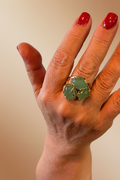 Anello in Avventurina Verde ✨